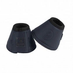 Колокола для ног лошади Faux Leather Platinum 24, Eskadron
