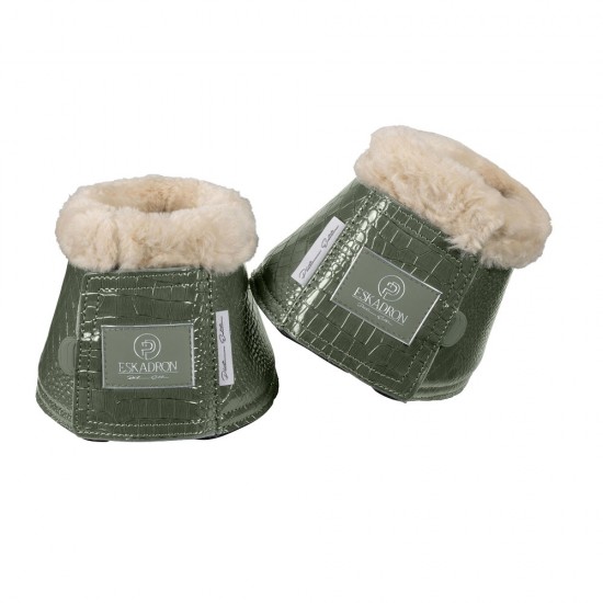 Кобури для ніг коня Croco Fauxfur, Platinum, Eskadron