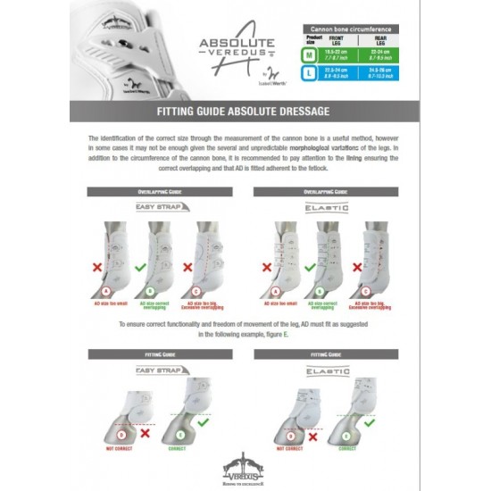 Ногавки виїздкові задні Absolute Elastic, Veredus