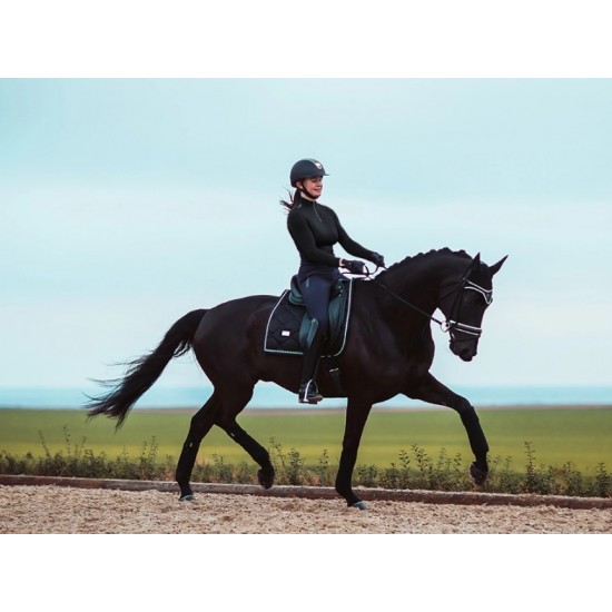 Бинти для ніг коня флісові 4 шт Black Edition, Equestrian Stockholm