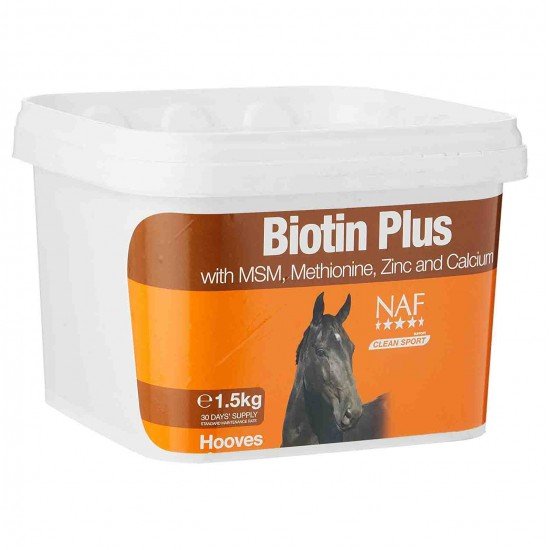 Добавка для поддержания здоровья копыт с биотином Biotin Plus, NAF 5 Stars