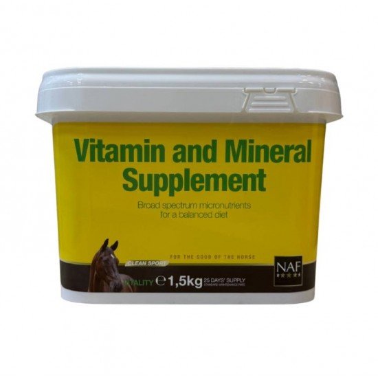 Добавка вітамінно-мінеральна для коня Vitamin & Mineral Supplement, NAF 5 Stars