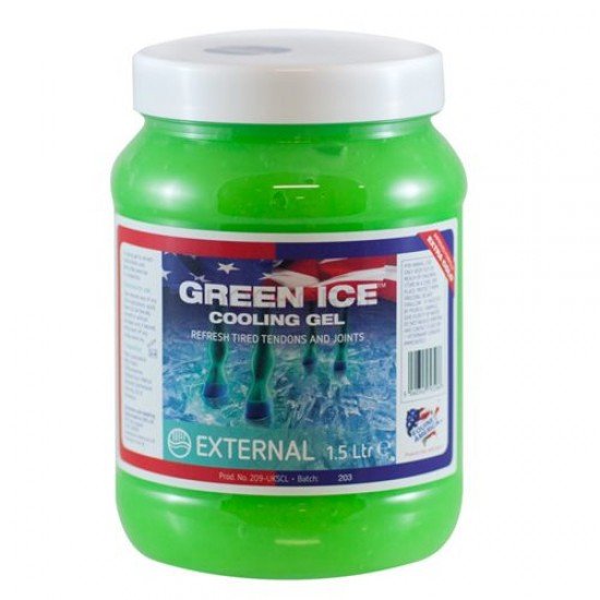 Гель для суглобів і м'язів охолоджуючий Green Ice від Equine America, 1,5 л