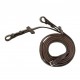 Повід для вуздечки гумовий Slimline 1/2", з гачками, Stübben