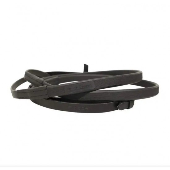 Повід для вуздечки гумовий Slimline 1/2", з гачками, Stübben