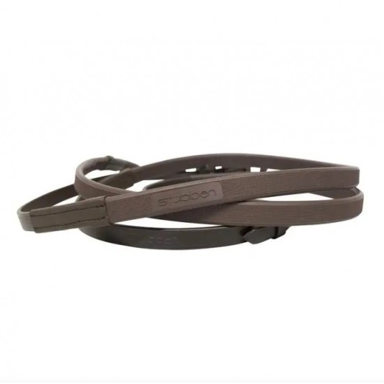 Повід для вуздечки гумовий Slimline 1/2", з гачками, Stübben