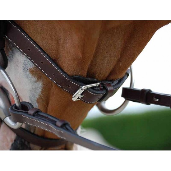 Вуздечка з комбінованим капсюлем Flash Noseband With Snap Hooks від Dyon