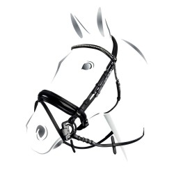 Вуздечка анатомічна New crystal від Equestro