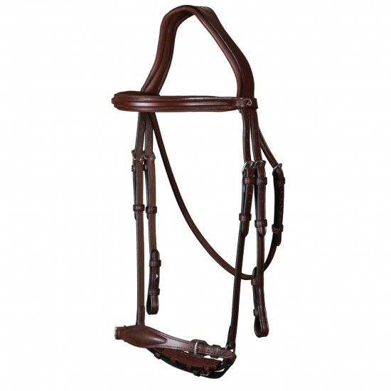 Уздечка с ганноверским капсюлем Adjustable Drop Noseband от Dyon