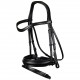 Вуздечка з комбінованим капсюлем Matte Medium Crank Noseband With Flash від Dyon