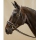 Вуздечка з комбінованим капсюлем Patent Large Crank Noseband With White Padding And Flash від Dyon