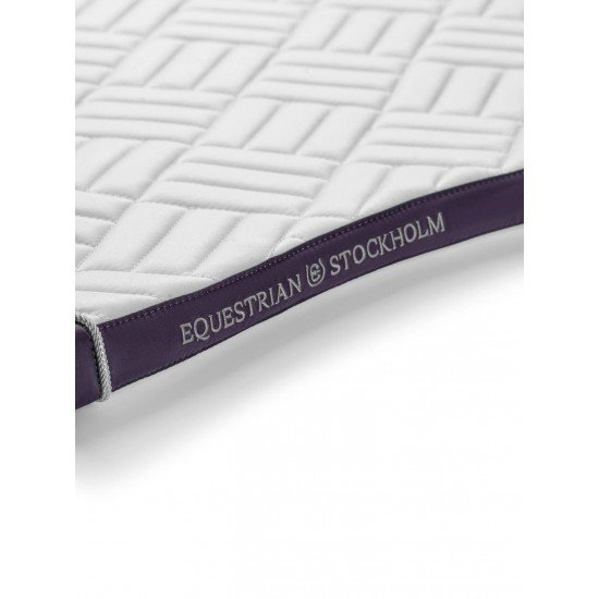 Вальтрап виїздковий Modern White Dark Violet, Equestrian Stockholm