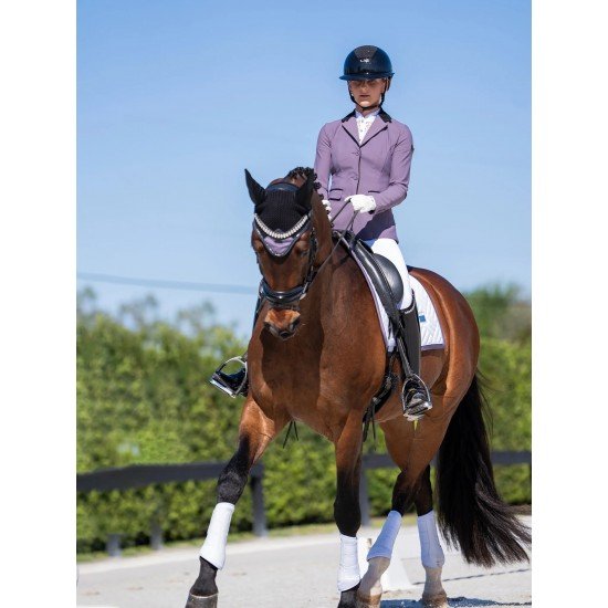 Вальтрап виїздковий Modern White Dark Violet, Equestrian Stockholm