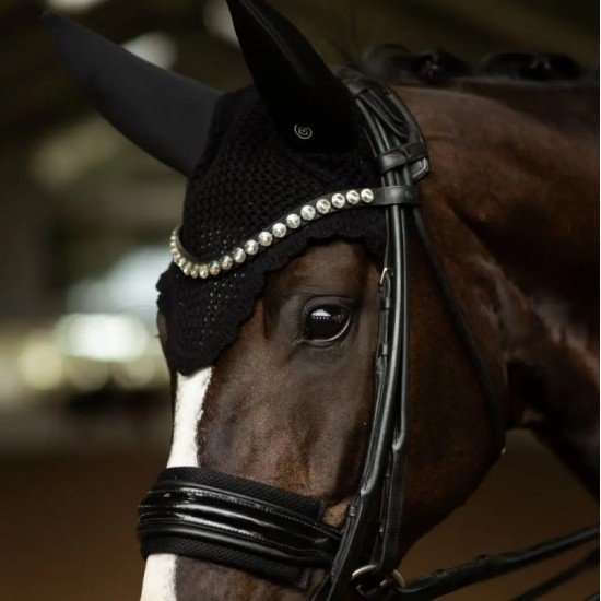 Вушка з шумоізоляцією для коня Black Edition, Equestrian Stockholm