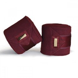 Бинти для ніг коня флісові 4 шт New Maroon, Equestirian Stockholm 