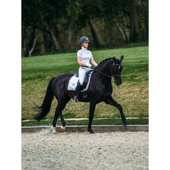 Вальтрап выездковый Equestrian Stockholm WHITE PERFECTION SILVER